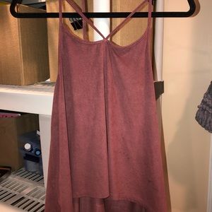 Velvet tank top Charlotte Russe